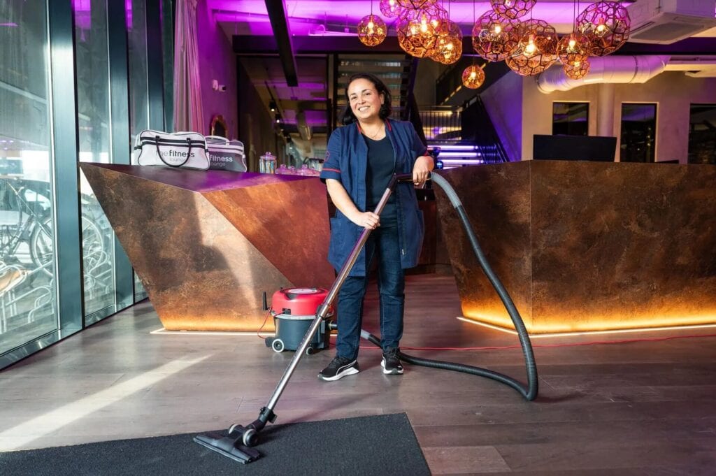 Schoonmaak fitnesscentrum